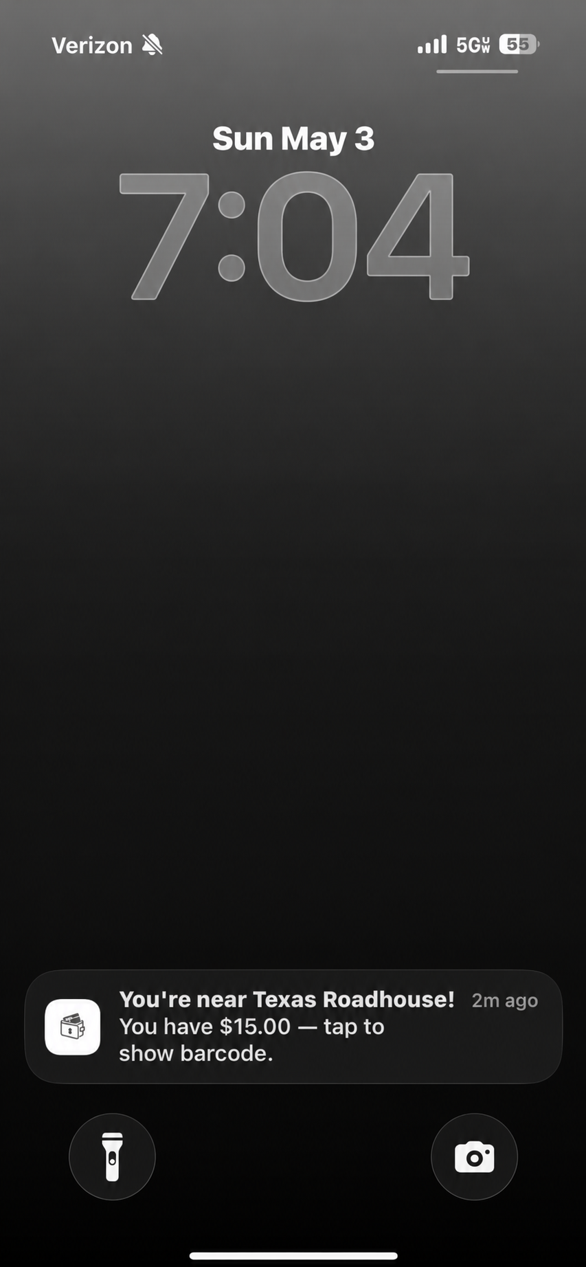 Cartava lock screen notification